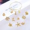 SANNIX 200Pcs Gold Charms Bulk Antique Gold Charms for Jewelry Making Charm Bracelet Necklace Earrings DIY Craft Making